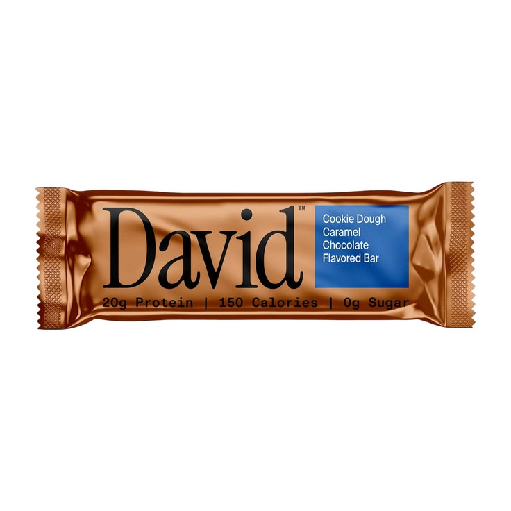 David Protein Bar Bronze 20g Protein 150 Calories 0 Sugar