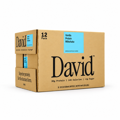 David Protein Milkshakes 30g Protein 140-150 Calories RTD