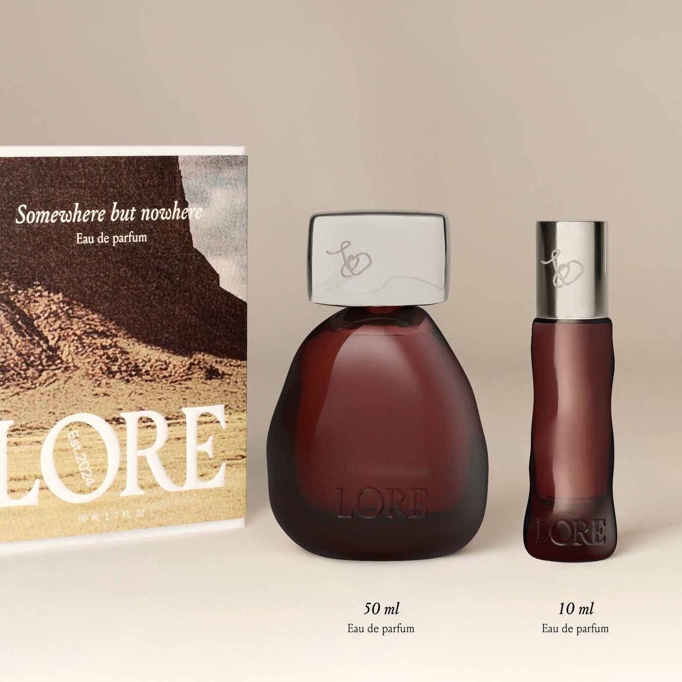LORE Somewhere but nowhere Eau de Parfum with Cedarwood