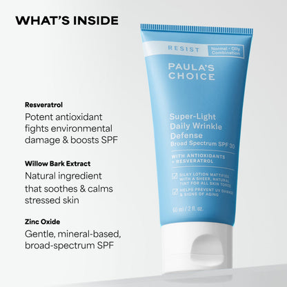 Paula's Choice Super-Light Daily Wrinkle Defense SPF 30