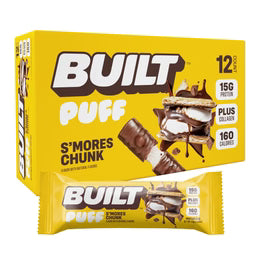 BUILT Puff Protein Marshmallow Puffs 15-17g Protein