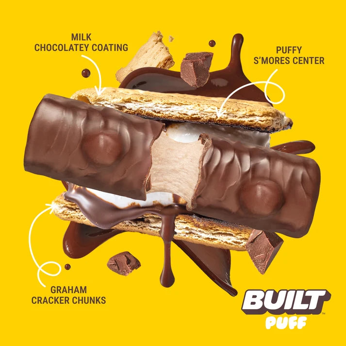 BUILT Puff Protein Marshmallow Puffs 15-17g Protein